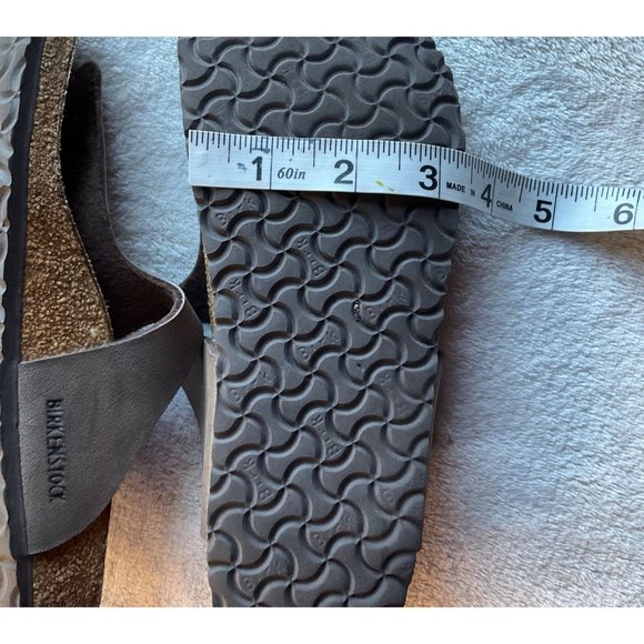 Birkenstock Youth sz.34/3.5 sandals made in german Gizeh Mocha thong flip flops - Picture 5 of 11